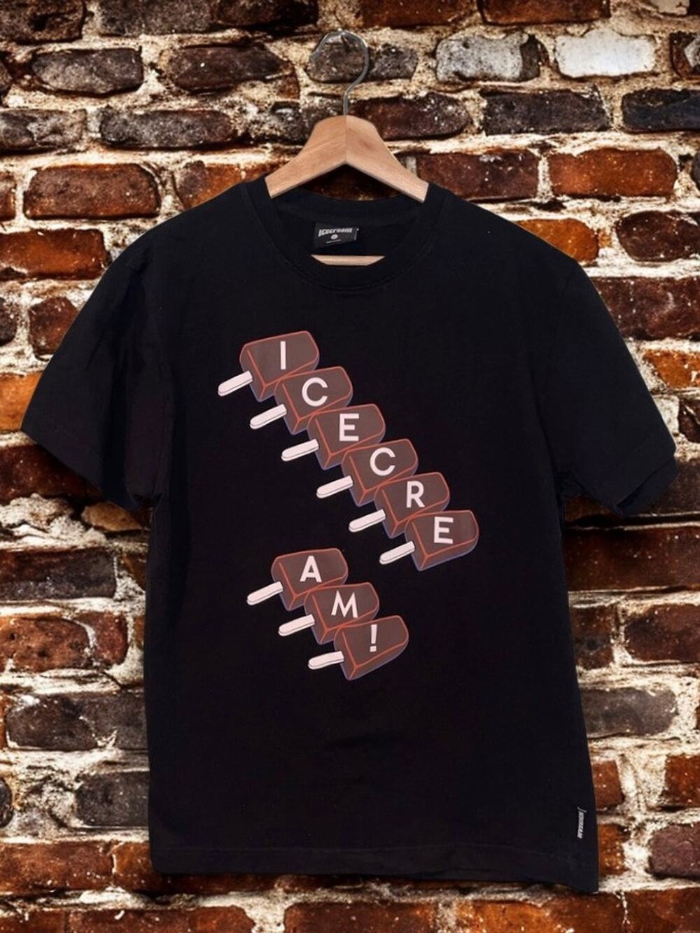 ICECREAM Billionaire Boys Club Popsicle Graphic T Shirt Mens L Black Streetwear